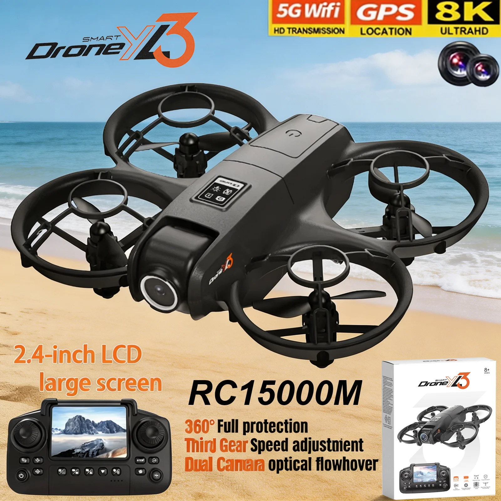 Drone Gps Module - Drone RC YL3 Baru 8K 1080P