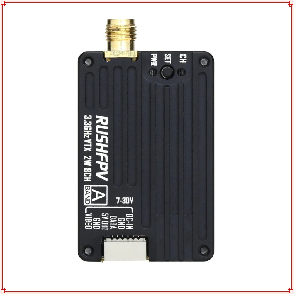 2026 RUSHFPV 3.3G 2W VTX Trans - Drone Receiver ulasan dan harga